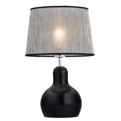 Lampka nocna/biurkowa/gabinet Argon czarny 3037