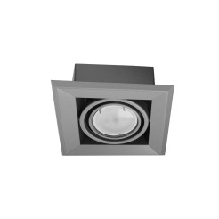 LAMPA PODTYNKOWA BLOCCO SZARY 1x7W GU10 LED ML839