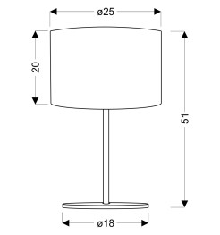 ARKAS LAMPA 1X60W E27 41-18055