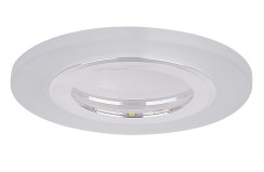 SSP-27 AL/FR LAMPA STROPOWA SREBRNY 2X5W LED 4000K KLOSZ MROŻONY 2203140