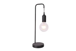 LAMPA STOŁOWA LAREN 1 CZARNY 50501194