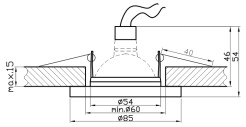 SH-05 SN MR16 SATYNA NIKIEL OPRAWA HERMETYCZNA IP65 2290937