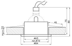 SH-04 SN MR16 SATYNA NIKIEL OPRAWA HERMETYCZNA IP65 2290837