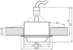 SH-02 SN MR16 PRAWA STROPOWA IP65 2289937