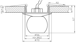 SK-04 SN G4 SATYNA NIKIEL OPR. STROP. STAŁA KRYSZTAŁ 20W G4 2262937