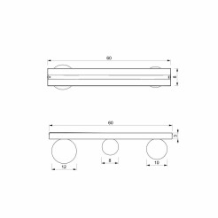 Lampa sufitowa BIBIONE 3xG9 MLP8392