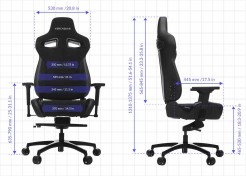 Vertagear Racing Series P-Line PL4500 HygennX  Fotel Gamingowy Czarny VG-PL4500_BK