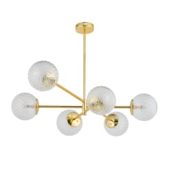 CADIX GOLD LAMPA SUFITOWA 6 PŁ WYSOKI 4606