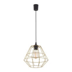 DIAMOND NEW BLACK/GOLD LAMPA WISZĄCA 1 PŁ D 4641