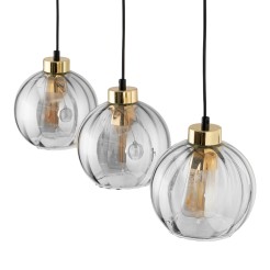 DEVI TRANSPARENT LAMPA WISZĄCA 3 PŁ LISTWA 4580