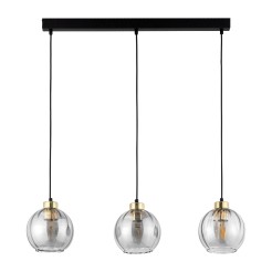 DEVI TRANSPARENT LAMPA WISZĄCA 3 PŁ LISTWA 4580