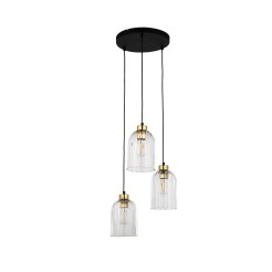 SATIPO TRANSPARENT LAMPA WISZĄCA 3 PŁ 5627