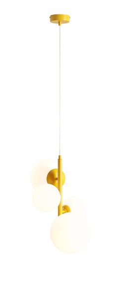 LAMPA WISZĄCA BLOOM 4 MUSTARD 1091L14