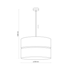 ECO LAMPA WISZĄCA 3   500 5773