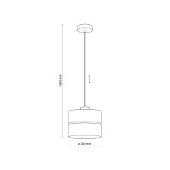 ECO LAMPA WISZĄCA 1   200 5770