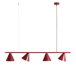 LAMPA WISZĄCA FORM 4 RED WINE 1108L15