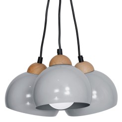 Lampa wisząca DAMA GRAY 3xE27 MLP6380