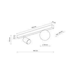 VOX LAMPA SUFITOWA 2 10000