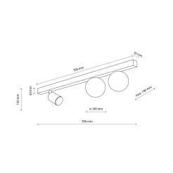 VOX LAMPA SUFITOWA 3 10001