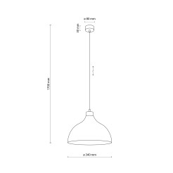 CAP MINT LAMPA WISZĄCA 1 PŁ 5901