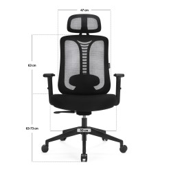 LEVANO SYSTEM Fotel biurowy Ergo Essential LV0653