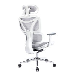 LEVANO SYSTEM Fotel ergonomiczny Control Pro Biały LV0657