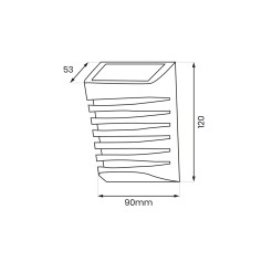 Kinkiet Solarny Strip 3000K EKO0723