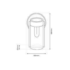 Kinkiet Solarny Vivi 3000K EKO0725