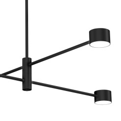 Lampa sufitowa CROSS BLACK 4xGX53 MLP8922