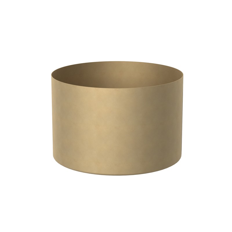  round dia 170 mm, height 110  mm, gold 8087