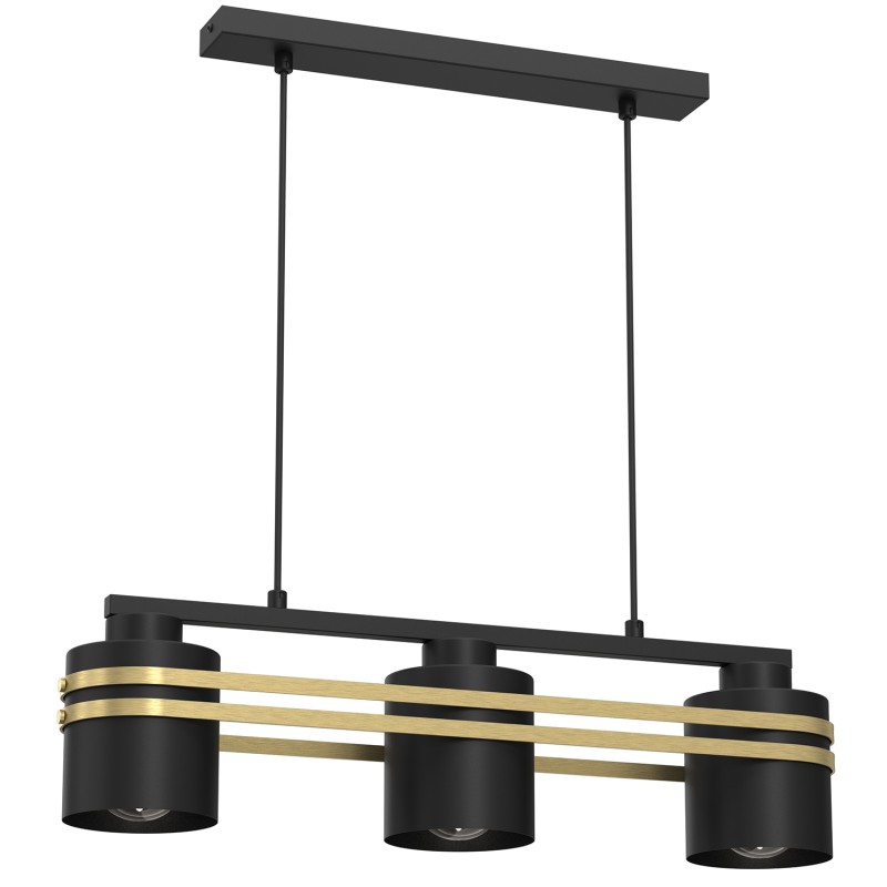 żyrandol  ceiling line bar'400  black/gold 3xE27 1383