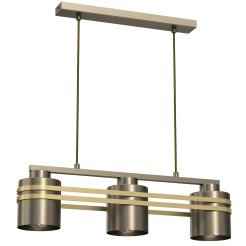 żyrandol  ceiling line bar'400  titanium gold/gold 3xE27 1386