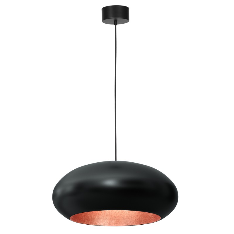 żyrandol  oval (dia 500) black/copper  1 01623