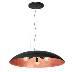 żyrandol  flat (dia 1000) black/copper  1 01632