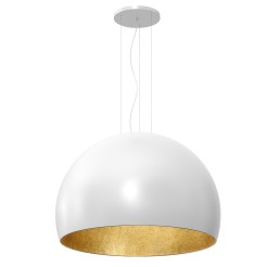 żyrandol  3/4 bool ( dia 1000) white/gold 1 01681