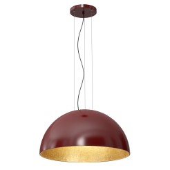 żyrandol  1/2 bool ( dia 600) burgundy/gold 1 01692