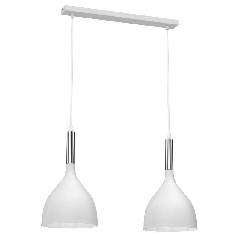 żyrandol  white/chrome 2xE27 3957