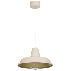 żyrandol  beige/gold 1xE27 4047