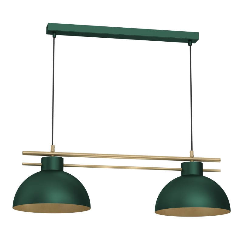 żyrandol  shade dia 290 mm green/gold 2xE27 4370