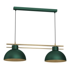 żyrandol  shade dia 290 mm green/gold 2xE27 4370