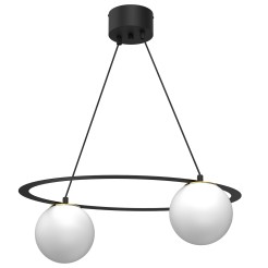 żyrandol  black/gold 2xE27 5670