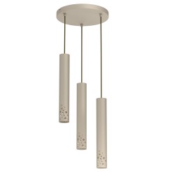 żyrandol  plate dia 300 mm beige 3xGU10 5738