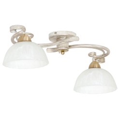 plafon  white/brass 2 05970