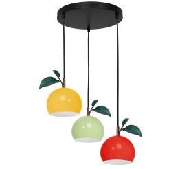 żyrandol  mix - black ceiling base 3xE27 8943