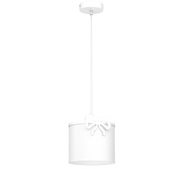 żyrandol  Bow white, shade dia 180/h 150 white 1xE27 9432