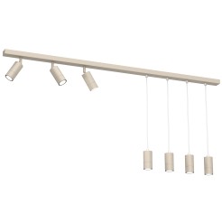 spot  line bar 150 mm beige 7xGU10 9533