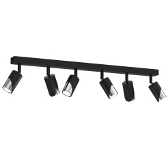 spot  line bar 900, black/chrome 6xGU10 9644