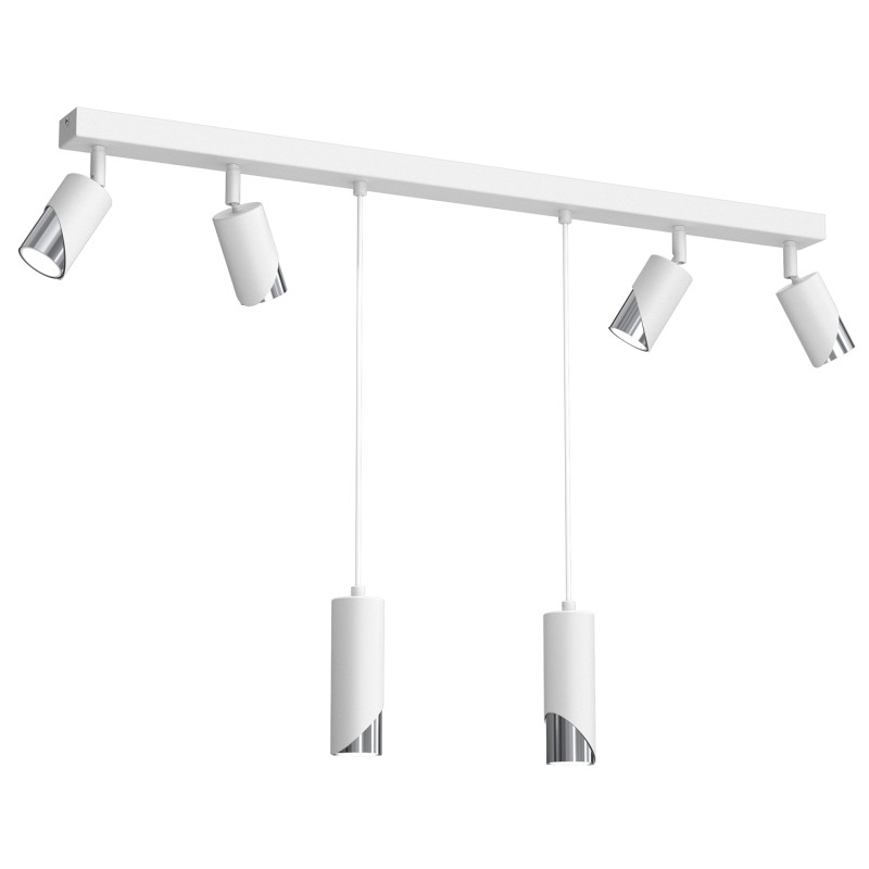 spot  line bar 900, white/chrome 6xGU10 9663