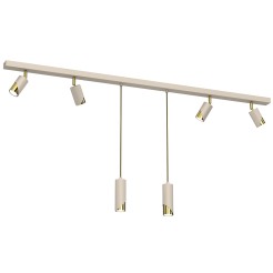 spot  line bar 1500, beige/gold 6xGU10 9682