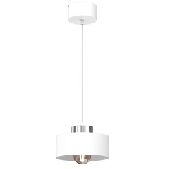 żyrandol  white/chrome 1xE27 9843